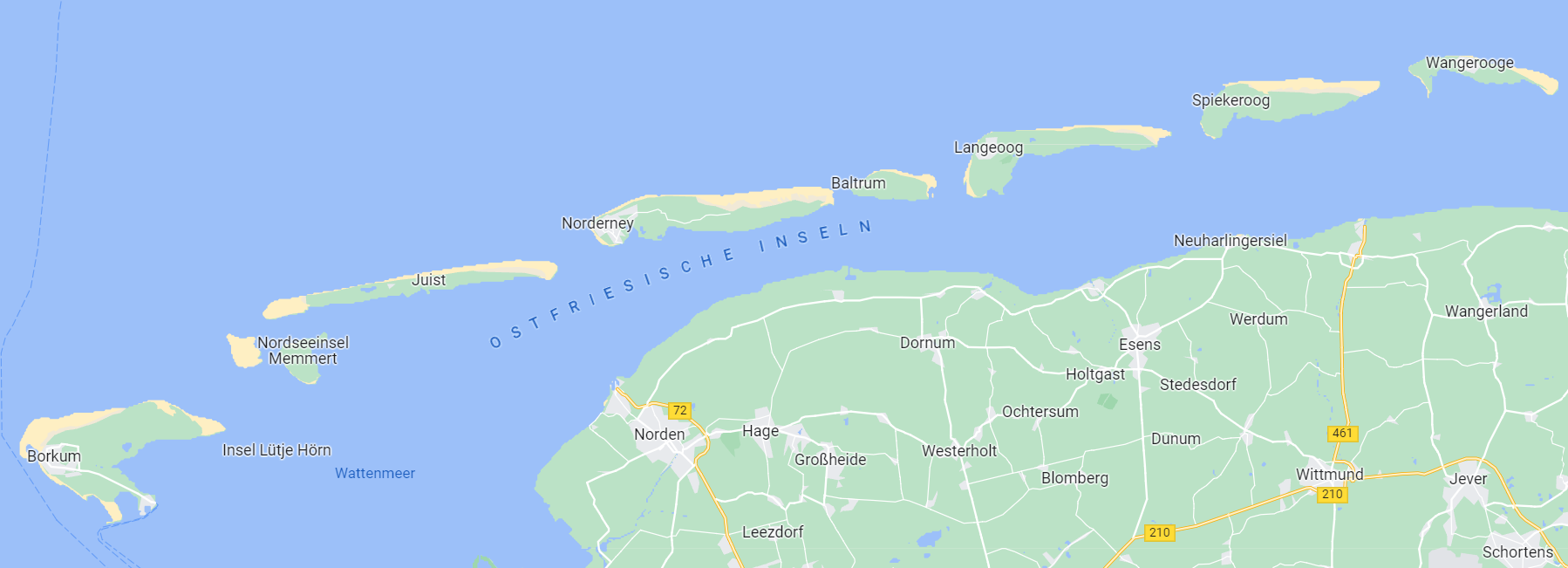 Ostfriesische Inseln - Urlaub und Tschüss